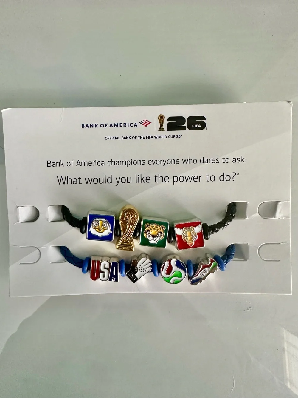 FIFA World Cup 26 Soccer Charm Bracelets